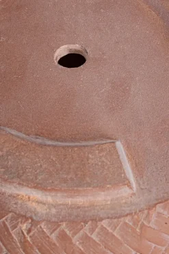 Discount Bizzotto SET4 VASO TRESSAGE CIL TERRACOTTA