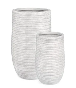 Online Bizzotto SET2 VASO TRESSAGE TO ALTO BIANCO