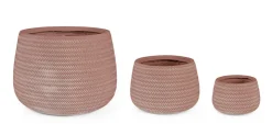 Online Bizzotto SET3 VASO TRESSAGE TO TERRACOTTA