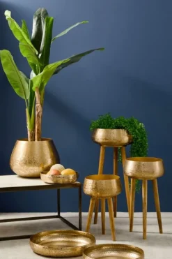 Discount Bizzotto SET3 VASSOIO VARANASI TO ORO