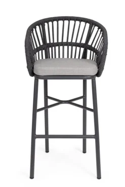 Best Bizzotto SGABELLO BAR C-C ODIVELAS ANTRACITE