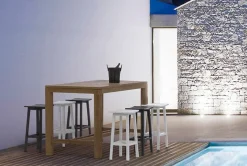 Sale Bizzotto SGABELLO BAR IN ALLUMINIO ANTRACITE YK13 - SKIPPER