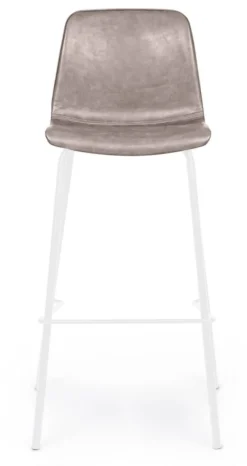 Hot Bizzotto SGABELLO BAR IN ECOPELLE BIANCO - KYRA