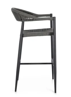Online Bizzotto SGABELLO BAR JANDIA ANTRACITE/GRIGIO