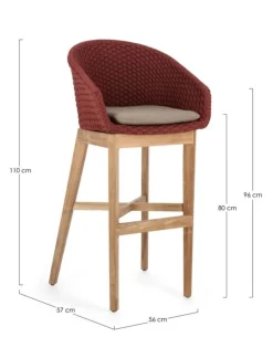 Clearance Bizzotto SGABELLO BAR SCARLET - COACHELLA