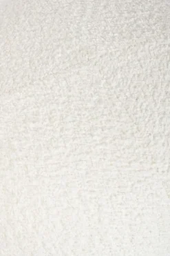 Clearance Bizzotto SGABELLO EFFETTO BOUCLE' BIANCO - DAYLA