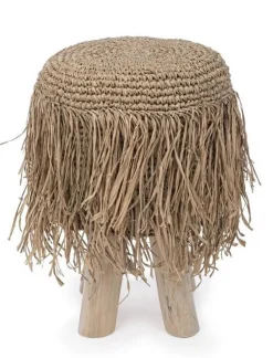 Sale Bizzotto SGABELLO IN FIBRE NATURALI G02 - FLORINDA
