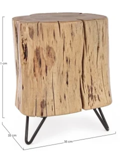 Hot Bizzotto SGABELLO IN LEGNO H41 - ARTUR