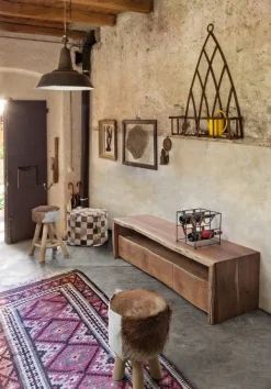 Clearance Bizzotto SGABELLO IN PELLE - MALAK