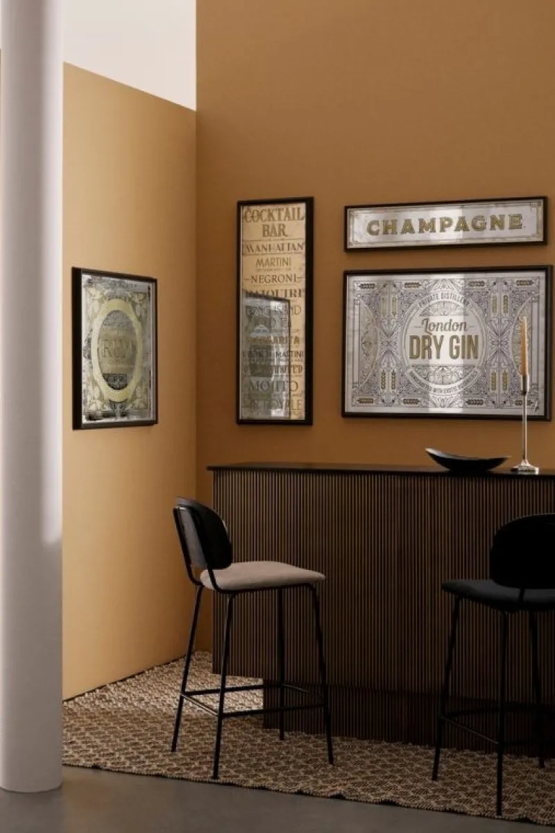 Outlet Bizzotto SPECCHIO C-C LIBRARY ORO 40X110