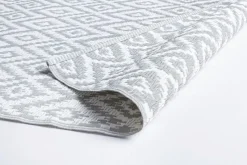 Outlet Bizzotto TAPPETO GRIGIO BIANCO 120X180 - RHOMBUS