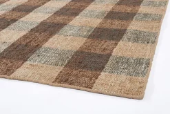 Best Bizzotto TAPPETO RUANDA QUADRI MARRONE 160X230