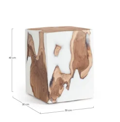 Hot Bizzotto TAVOLINO BIANCO 30X30 - MELTY