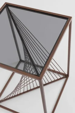 Outlet Bizzotto TAVOLINO ESPIRAL 40X40 COIN