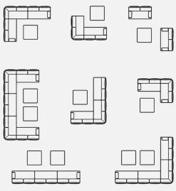 Bizzotto TAVOLINO GERALD 90X90 ANTR JX55
