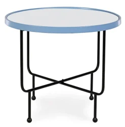 Sale Bizzotto TAVOLINO IN ACCIAIO CON SPECCHIO AZZURRO - PAINTER