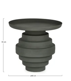 New Bizzotto TAVOLINO IN ACCIAIO VERDE - AMBA
