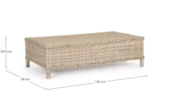 New Bizzotto TAVOLINO IN ALLUMINIO - ADITYA