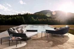 Clearance Bizzotto TAVOLINO IN ALLUMINIO ANTRACITE QS22 - SPARKY