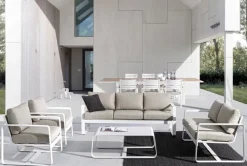 Discount Bizzotto TAVOLINO IN ALLUMINIO BIANCO YK11 - MERRIGAN