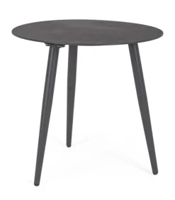 Discount Bizzotto TAVOLINO IN ALLUMINIO D50 ANTRACITE YK13 - RIDLEY