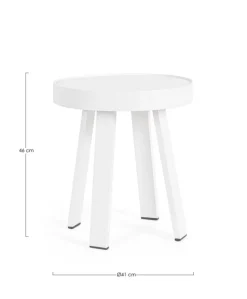 Bizzotto TAVOLINO IN CORDA BIANCO QS20 - SPYRO