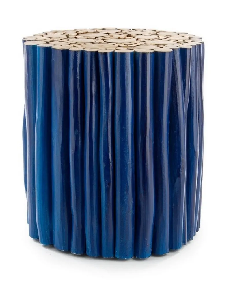 New Bizzotto TAVOLINO IN LEGNO BLU- GUADALUPE