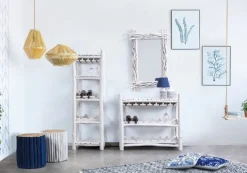 New Bizzotto TAVOLINO IN LEGNO BLU- GUADALUPE