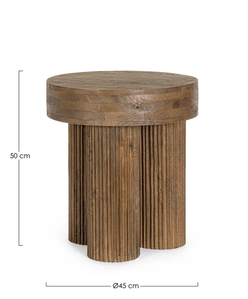 Best Bizzotto TAVOLINO IN LEGNO BROWN D45 - DACCA