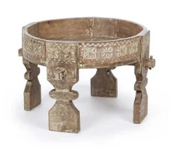 Clearance Bizzotto TAVOLINO IN LEGNO D50 NATURALE - YASIR