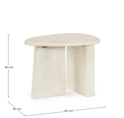 Clearance Bizzotto TAVOLINO IN LEGNO NATURALE - ZACATECAS