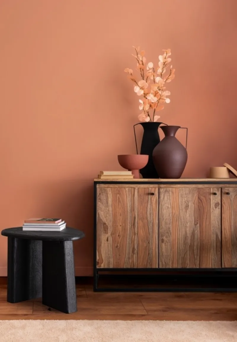 Clearance Bizzotto TAVOLINO IN LEGNO NERO - ZACATECAS