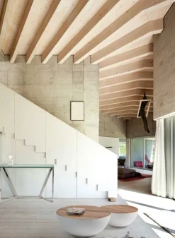 Hot Bizzotto TAVOLINO IN LEGNO RICICLATO BIANCO D90 - LANCASTER