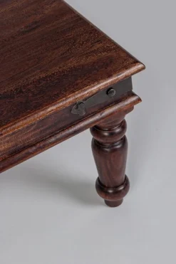 Outlet Bizzotto TAVOLINO IN LEGNO 60X60 - JAIPUR