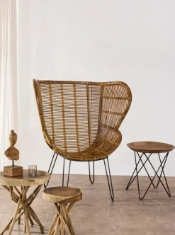 Clearance Bizzotto TAVOLINO IN LEGNO 56X56 - SOLIDAD