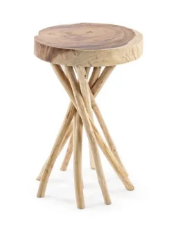 Discount Bizzotto TAVOLINO IN LEGNO 35X35 - SOLIDAD