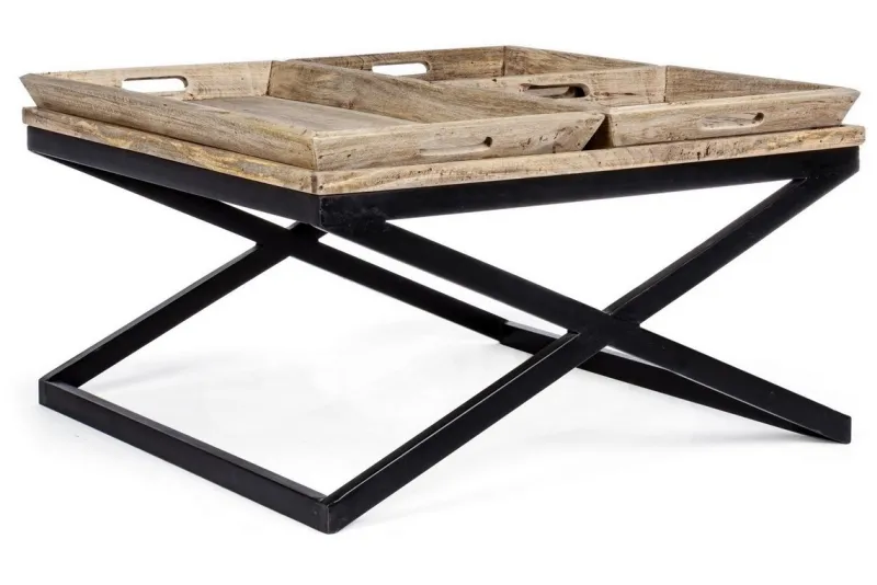 Hot Bizzotto TAVOLINO IN LEGNO 90X90 - TRAY