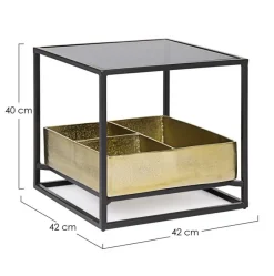 Bizzotto TAVOLINO IN METALLO - MAVILA