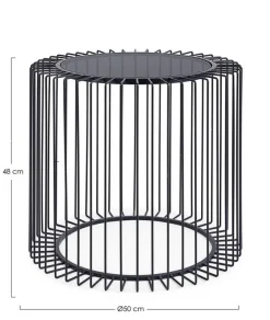 Sale Bizzotto TAVOLINO IN METALLO D50 - KIERAN