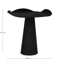 Online Bizzotto TAVOLINO IN METALLO NERO - LALITA