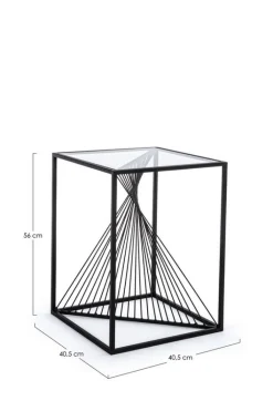 New Bizzotto TAVOLINO IN METALLO 40X40 - ESPIRAL