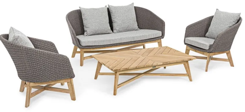 New Bizzotto TAVOLINO IN TEAK - COACHELLA