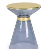 Online Bizzotto TAVOLINO IN VETRO GRIGIO D36 - MERIEL