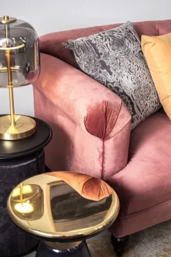 Online Bizzotto TAVOLINO IN VETRO GRIGIO D36 - MERIEL