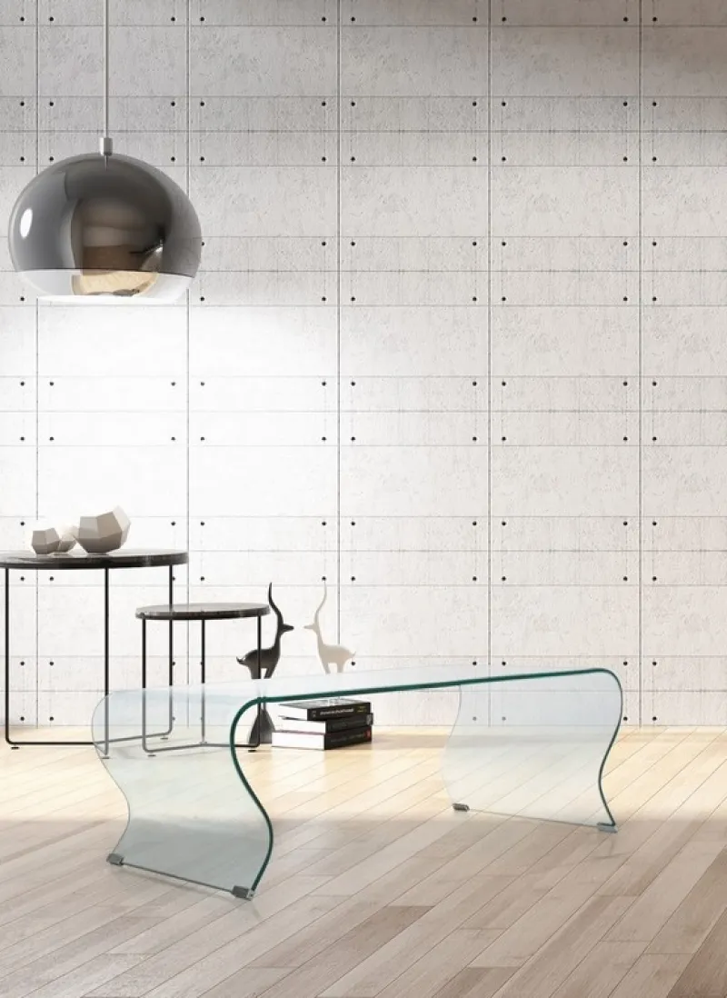 Discount Bizzotto TAVOLINO IN VETRO 120X60 - IRIDE