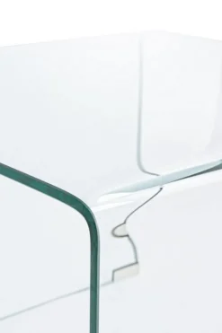 Outlet Bizzotto TAVOLINO IN VETRO 60X60 - IRIDE