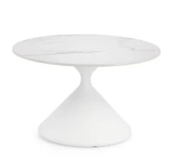 Clearance Bizzotto TAVOLINO JOONA D70 BIANCO