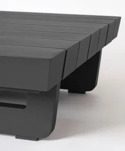 Outlet Bizzotto TAVOLINO MODULARE IN ALLUMINIO ANTRACITE WG21 - INFINITY