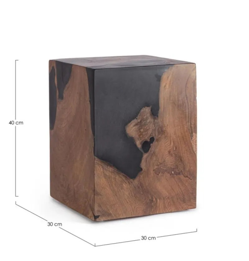 Best Bizzotto TAVOLINO NERO 30X30 - MELTY