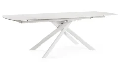 Online Bizzotto TAVOLO ALL. JOAKIM 160-240X90 BIANCO